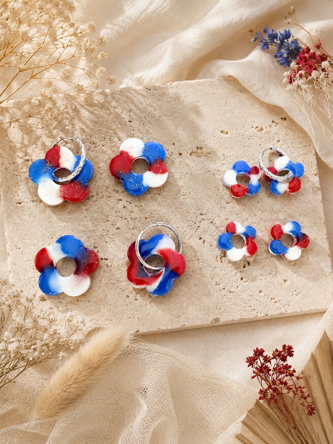 Boucles d'oreilles coupe du monde